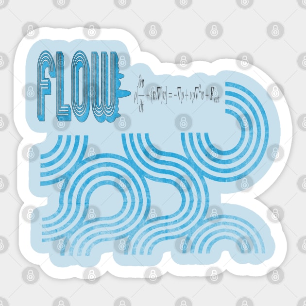 Blue Flow of Individualism Grunge Style Sticker by Debrawib